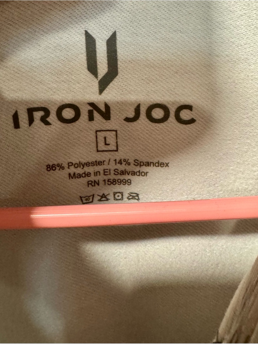 Iron Joc Heathered Light Gray Zip-Up Sleeveless Vest L - Picture 2 of 4